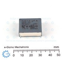 HJC 1uF 275VAC MKPClass X2 RFI Suppression