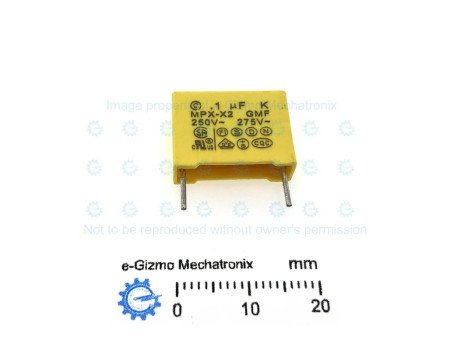 CAMEL 0.1U 0u1 100nF 275VAC MPX-X2 MKP RFI Suppression