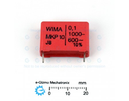 WIMA MKP10 0.1u 1000VDC 600VAC