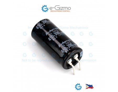 Rubycon 390uF/450V 105C Snap in Horizontal Mount MXK Series