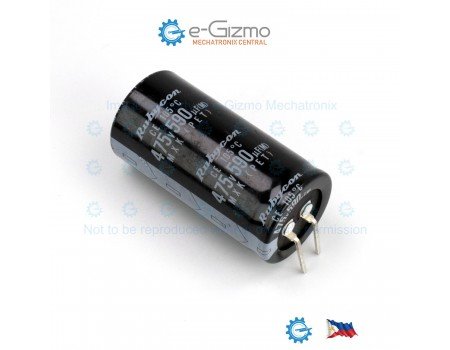 Rubycon 590uF/475V 105C Snap in Horizontal Mount MXK Series