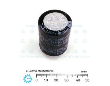 Nichicon 3300uF 80V 105C GU(M) Series Snap-in Terminal Capacitor Nichicon 3300uF 80V 105C GU(M) Series Snap-in Terminal Capacitor