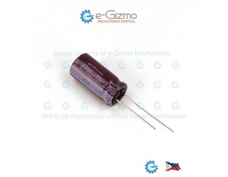 Nichicon 2700uF 10V PW(M) Low ESR Capacitor