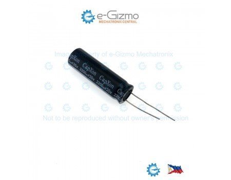 CapXon 2200uF/25V KF series 105C Low ESR capacitor CapXon 2200uF/25V KF series 105C Low ESR capacitor