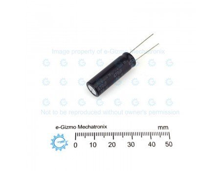 Suscon 470uF 50V HG series 105C Low ESR capacitor