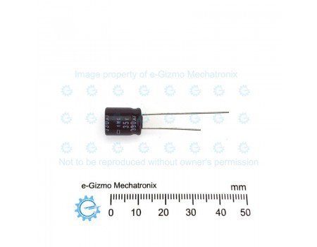 Nippon Chemi-con 330uF 35VDC 105C KMG Series
