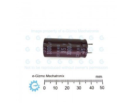 Nippon Chemi-con 3300uF 35VDC 105C KMG Series
