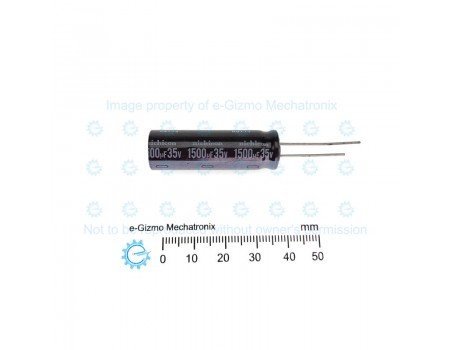 Nichicon  1500uF 35V PL(M) Extremely Low ESR High Reliability Capacitor