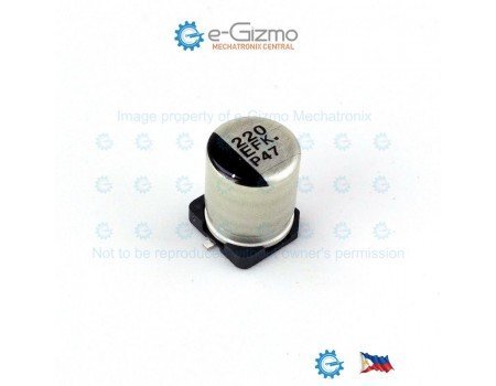 Panasonic 220uF 25V 105C SMD Electrolytic Capacitor Low ESR FK Series