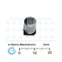 SamYoung 470uF 16V 85C SMD Electrolytic Capacitor MVG