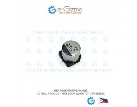 Rubycon 47uF 35V Low ESR/Impedance 105C JZV Series SMD Rubycon 47uF 35V Low ESR/Impedance 105C JZV Series SMD