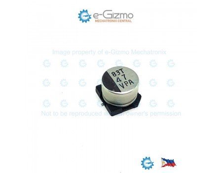 Suncon 47uF 35V 125C SMD Electrolytic Capacitor CE-PA Series