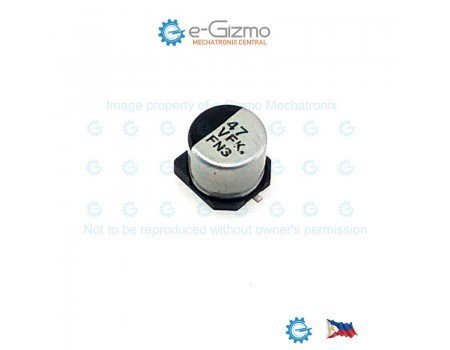 Panasonic 47uF 35V 105C SMD Electrolytic Capacitor Low ESR FK Series