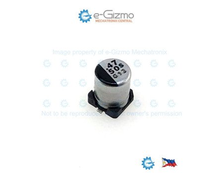 Panasonic 0.47uF 50V 85C SMD Electrolytic Capacitor S Series Type V