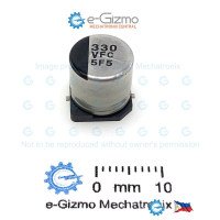 Panasonic 330uF 35V 105C SMD Electrolytic Capacitor Low ESR FC Series Panasonic 330uF 35V 105C SMD Electrolytic Capacitor Low ESR FC Series
