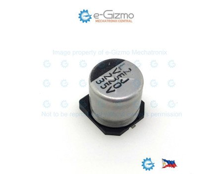 Lelon  220uF 35V VEJ 105C Electrolytic Capacitor SMD