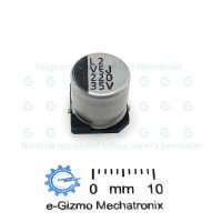 Lelon  220uF 35V VEJ 105C Electrolytic Capacitor SMD