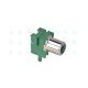 Green PCB Mount RCA Socket Jack PC Solderable