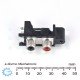 2 Pole Low Noise RCA Jack with Shorting Contacts PC Mount Vertical