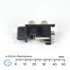 2 Pole Low Noise RCA Jack with Shorting Contacts PC Mount Vertical