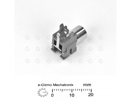 White PCB Mount RCA Socket Jack PC Solderable