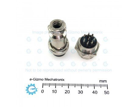 GX16-8P Circular Connector Aviation 8 pole M/F