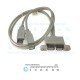 2-port (Dual) USB 2.0 Extension Cable with Mounting Bracket