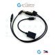 Set of 3 USB 2.0 Cables -Type C to A Female OTG, Type A to C, & Type A to micro