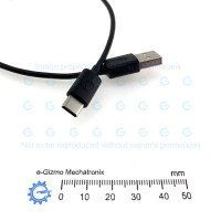 USB A to Type C USB2.0 Data Cable (Arduino) 355mm