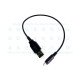 Set of 3 USB 2.0 Cables -Type C to A Female OTG, Type A to C, & Type A to micro