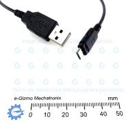 USB A to micro USB cable 335mm USB 2.0