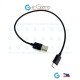 USB A to Type C USB2.0 Data Cable (Arduino) 355mm