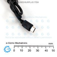 USB Cable Type A  to micro 0.44M Black for CHARGING ONLY no DATA