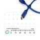 Short USB Cable Type A to Type C 30cm for Arduino & Dev Boards Short USB Cable Type A to Type C 30cm for Arduino & Dev Boards