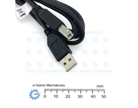 USB Cable A to B 2M Printer Arduino Cable AWM 2725 Pure Copper Conductor