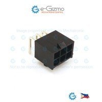 CviLux 4.2mm 6 pole (3x2) Right Angle Connector PC Mount CP-01406141