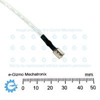 AWG18 x 130mm Wire with 4.8mm Female Spade Termination White
