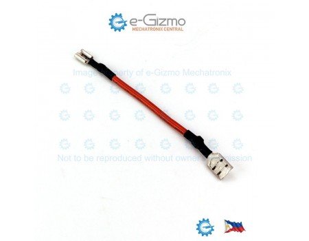 AWG18 x 50mm Wire with 4.8mm and 6.3mm Female Spade Termination Brown