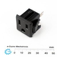 TL-2080 NEMA-5 Panel Mount AC Outlet 10A 250VAC