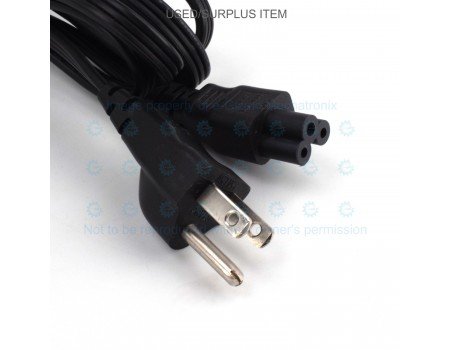 NEMA 5-15P to IEC 60320 C5 Mickey AC Power Cord 3CxAWG18 1.5M