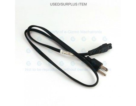 NEMA 5-15P to IEC 60320 C5 Mickey AC Power Cord 7A 3CxAWG18 1M