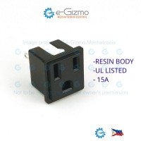 Chily 3514 series NEMA-5 Chassis Panel Mount AC Outlet 15A UL (Taiwan)
