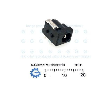 DC Barrel Jack d5.5mm x d2.1mm 12V 1A SMD Connector