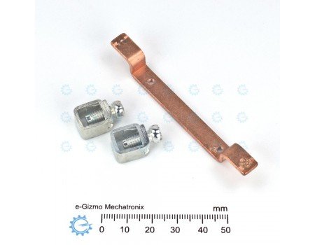 Rigid Copper Bus Bar 100A with clamp