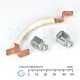 Flexible Copper Bus Bar 100A with clamp