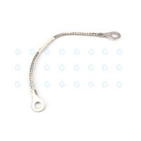 Copper Braided Earth Ground Lead with Ring Connector Termination