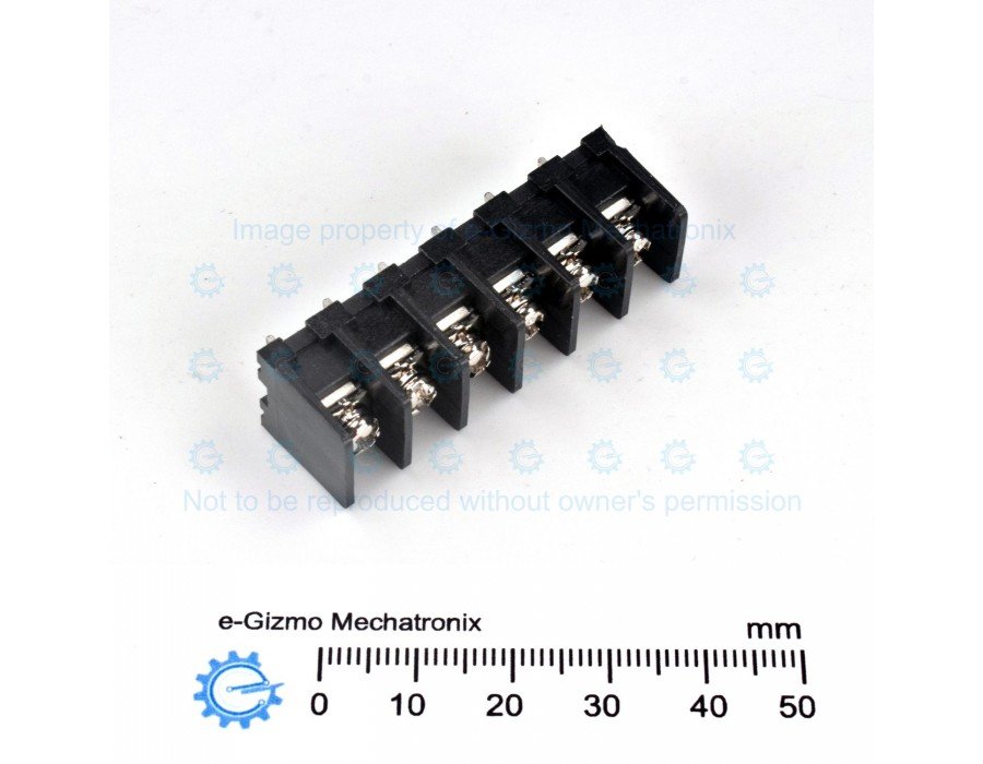 Sato PCB Screw Terminal Strip 6 pole 10A 7.62mm pitch ML-40-S1BYF-6P