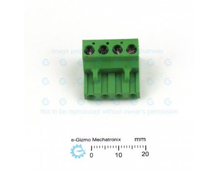 Buchanan Male Pluggable Screw Terminal Block 16A 5.08mm Pitch 4P 796634-4