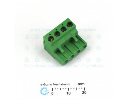 Buchanan Male Pluggable Screw Terminal Block 16A 5.08mm Pitch 4P 796634-4