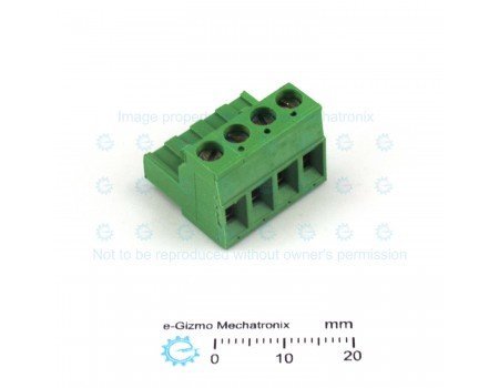 Buchanan Male Pluggable Screw Terminal Block 16A 5.08mm Pitch 4P 796634-4